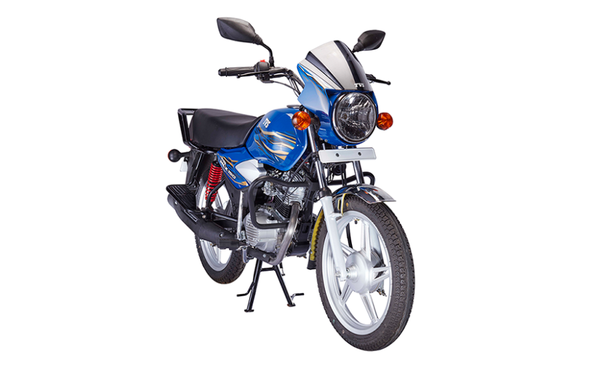 TVS HLX 150 (Polyester Blue)