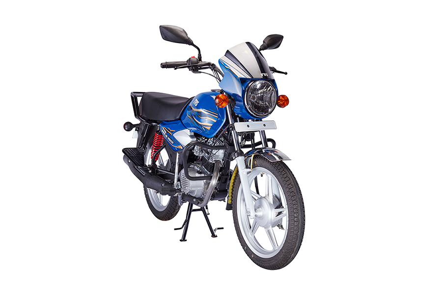 TVS HLX 150 (Polyester Blue)