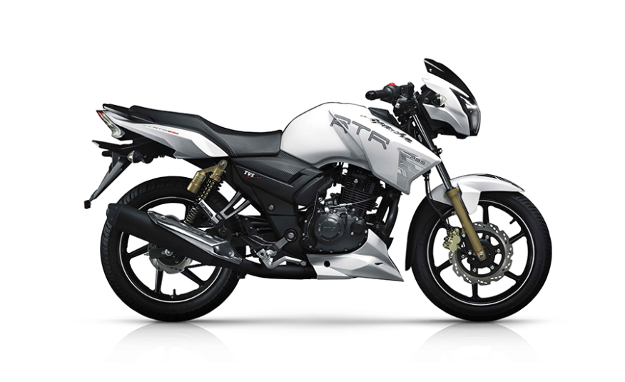 TVS Apache RTR 180 (Pearl White)