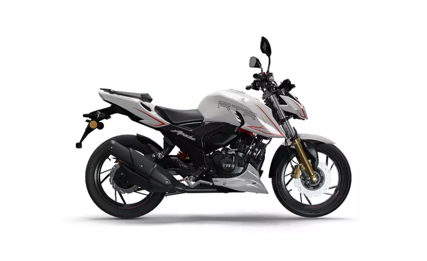 TVS Apache RTR 200 4V (PEARL WHITE)