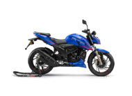 TVS Apache RTR 200 4V (Matte Blue)