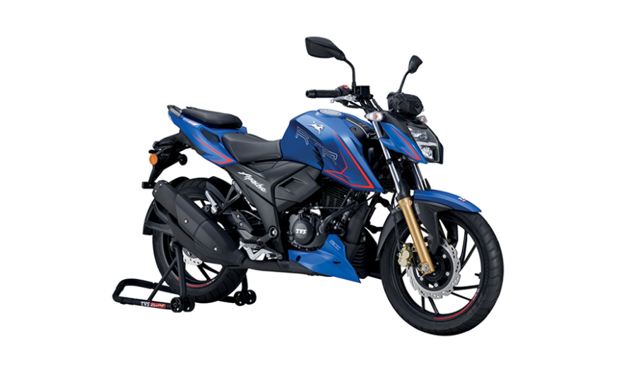 TVS Apache RTR 200 4V (Matte Blue)