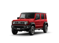 JIMNY (Sizzling Red Metallic + Bluish  Black Pearl)